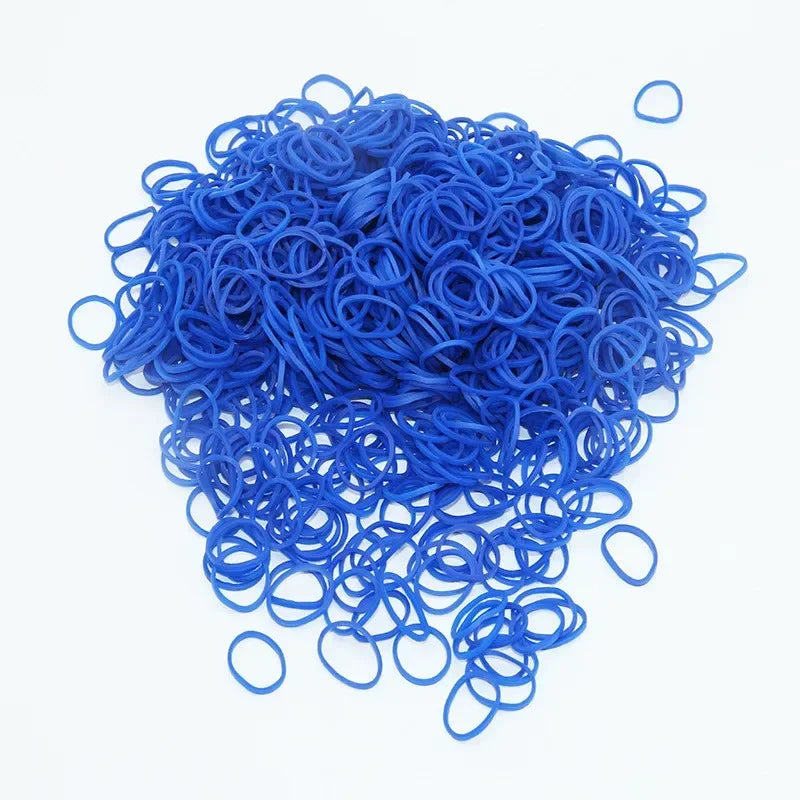 100pcs Colorful Elastic Pet Hair Accessories