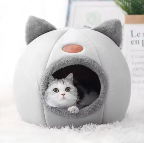 Non-Slip Pet Bed – Odor-Free, Moisture-Proof, Durable House for Cats & Small Dogs