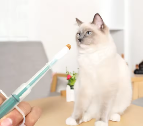 Pet Pill Feeder – Soft-Tip Syringe Dispenser for Cats, Dogs & Small Animals