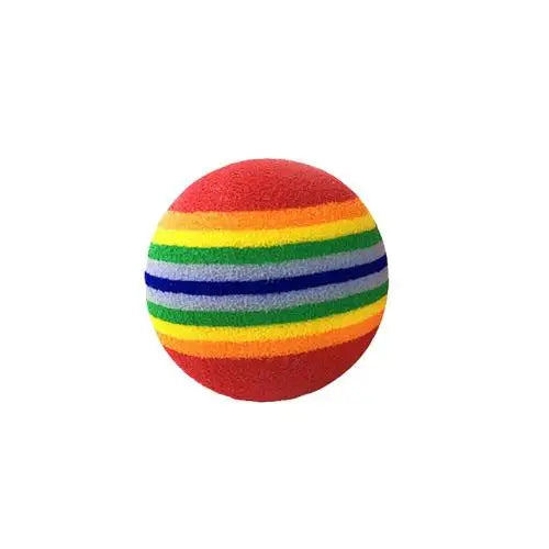 Rainbow Chew Ball for Dogs & Cats