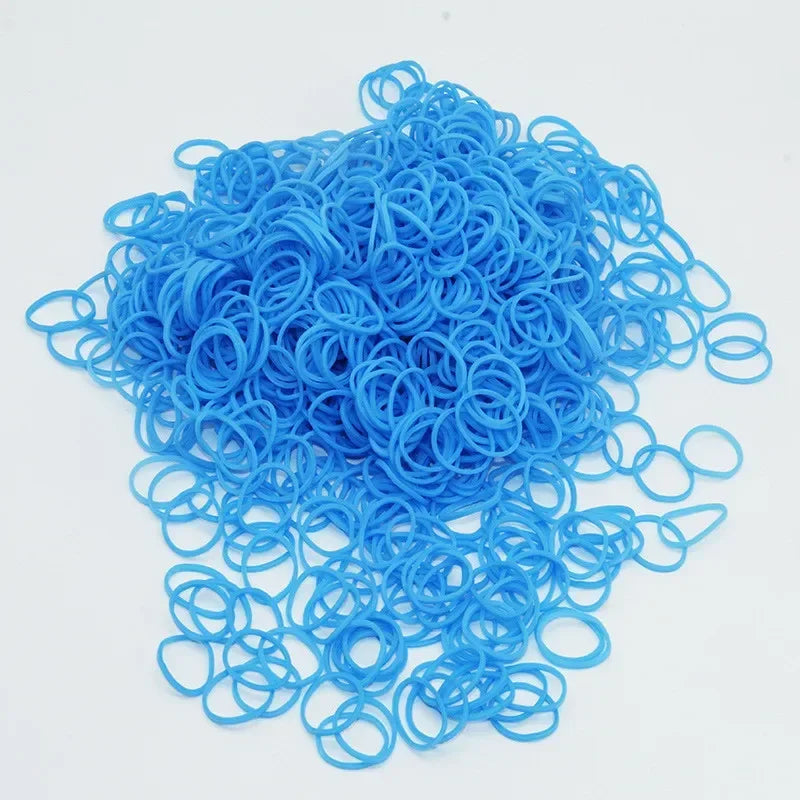 100pcs Colorful Elastic Pet Hair Accessories