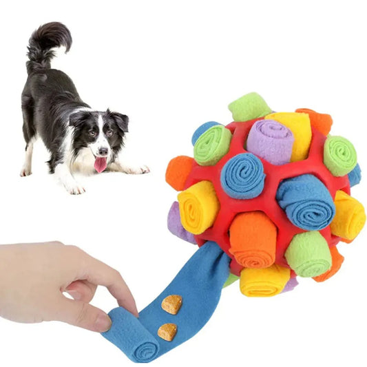 Sniffing Ball – Interactive Shaking & Chew Toy for Dogs with Tooth Cleaning and Training Benefits