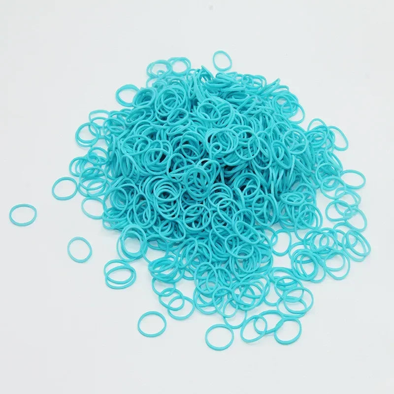 100pcs Colorful Elastic Pet Hair Accessories