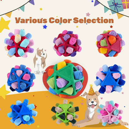 Sniffing Ball – Interactive Shaking & Chew Toy for Dogs with Tooth Cleaning and Training Benefits