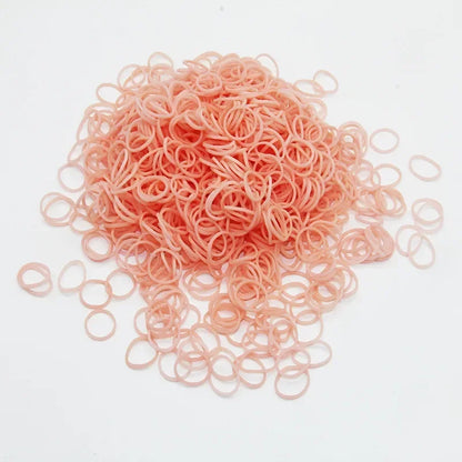 100pcs Colorful Elastic Pet Hair Accessories