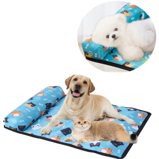 Washable Soft Pet Bed Mat for Dogs & Cats
