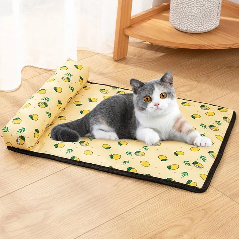 Washable Soft Pet Bed Mat for Dogs & Cats