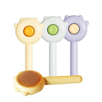 Grooming Brush – Pet Hair Remover & Massage Comb for Cats, Dogs, and Puppies
