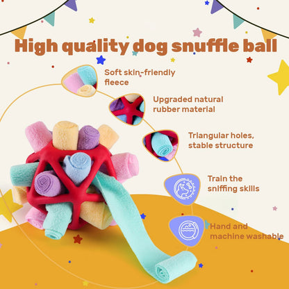 Sniffing Ball – Interactive Shaking & Chew Toy for Dogs with Tooth Cleaning and Training Benefits