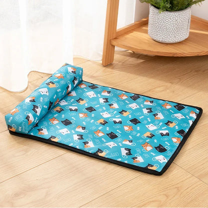 Washable Soft Pet Bed Mat for Dogs & Cats