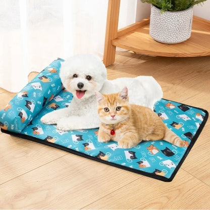 Washable Soft Pet Bed Mat for Dogs & Cats