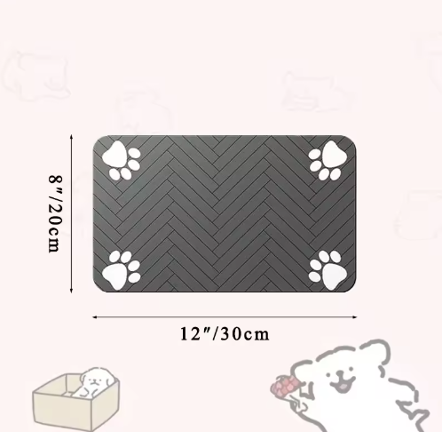 Waterproof Pet Feeding Mat – Quick-Dry Placemat with Non-Slip Rubber Backing for Dogs & Cats