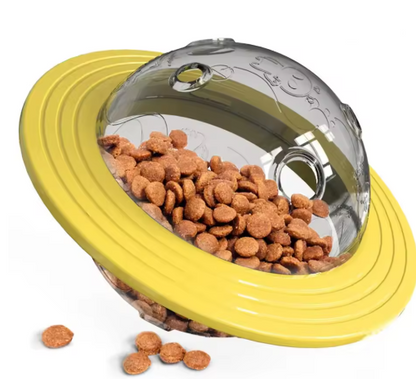 IQ Saucer Toy – Flying Disc Slow Feeder & Treat Puzzle