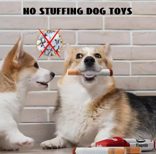 Funny Plush Dog Toy – Interactive Chew
