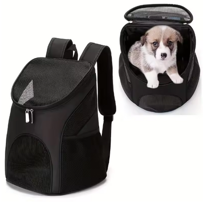 Pet Carrier Backpack – Breathable Travel Bag for Cats & Dogs