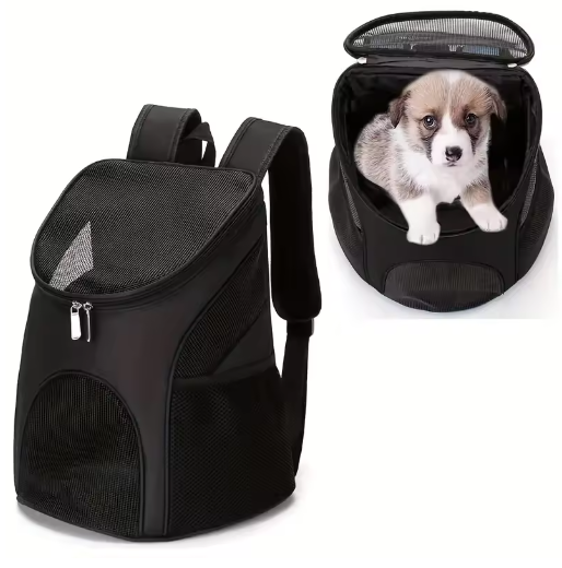 Pet Carrier Backpack – Breathable Travel Bag for Cats & Dogs