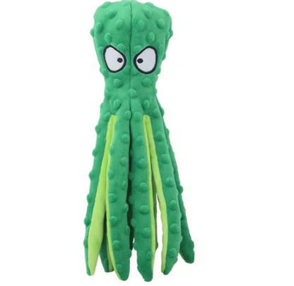 Octopus Plush Dog Toy