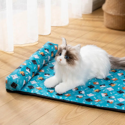 Washable Soft Pet Bed Mat for Dogs & Cats