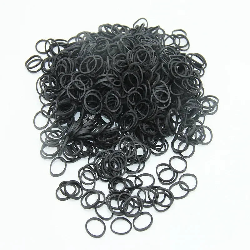 100pcs Colorful Elastic Pet Hair Accessories