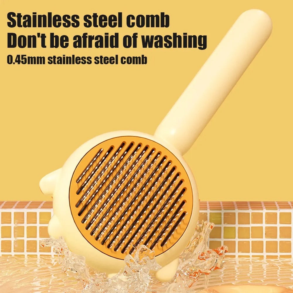 Grooming Brush – Pet Hair Remover & Massage Comb for Cats, Dogs, and Puppies