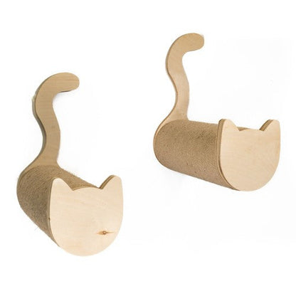 Wall-Mounted Cat Scratcher Steps & Activity Tree